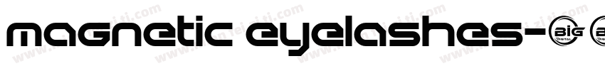 MAGNETIC EYELASHES字体转换